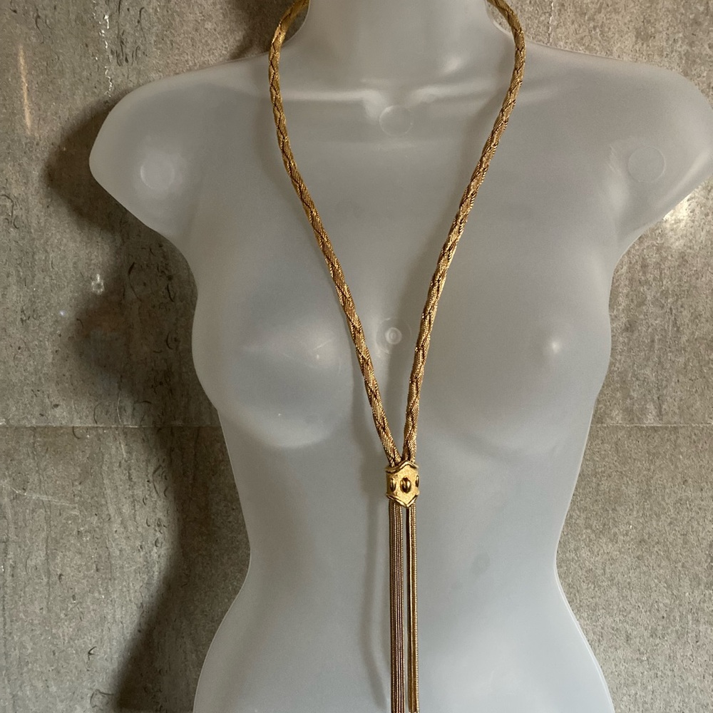 Vintage Monet Lariat Necklace